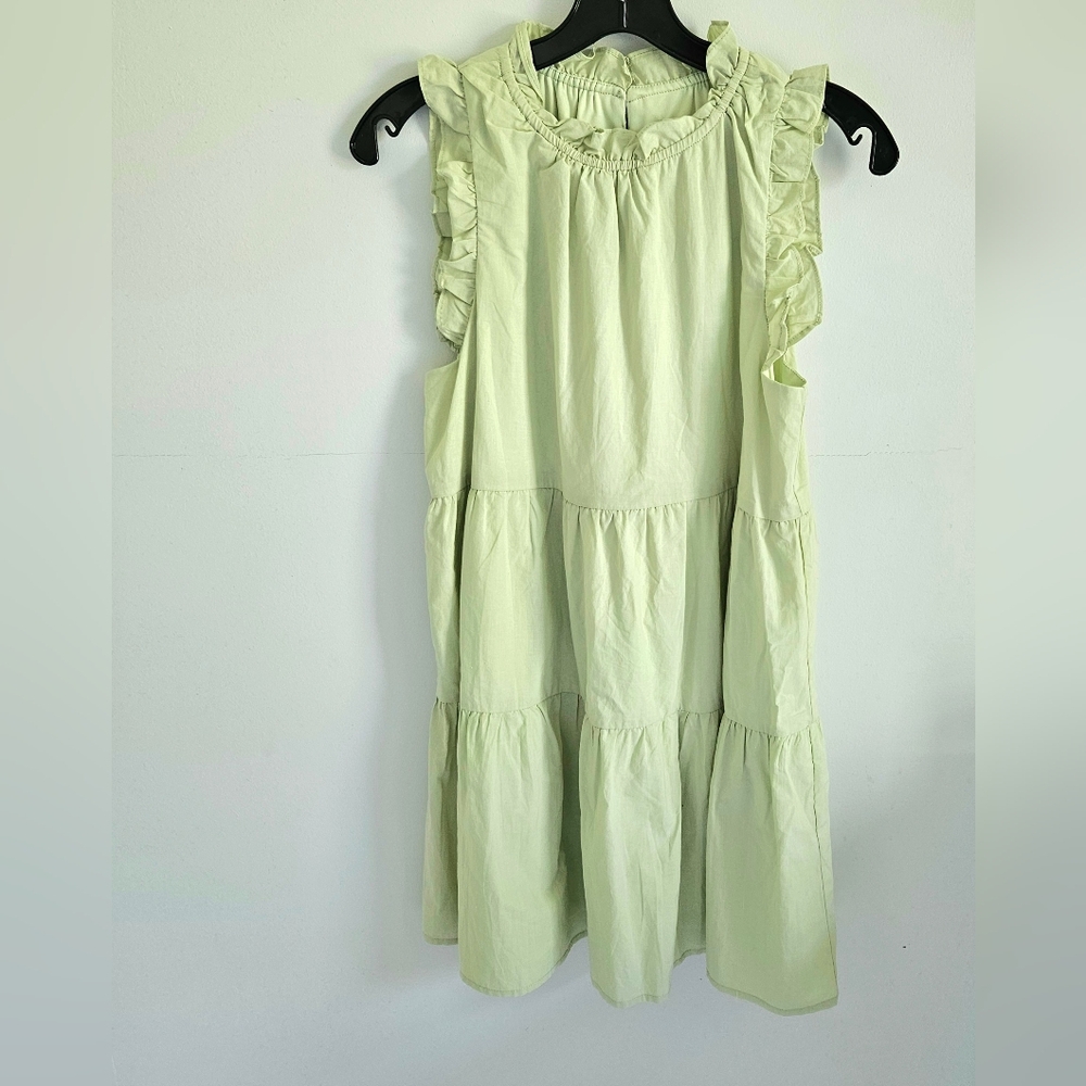 Copper Key Green Tier Dress